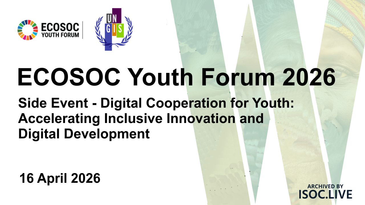 ECOSOC Youth Forum 2026 Side Event - Digital Cooperation for Youth: Accelerating Inclusive Innovation and Digital Development image
