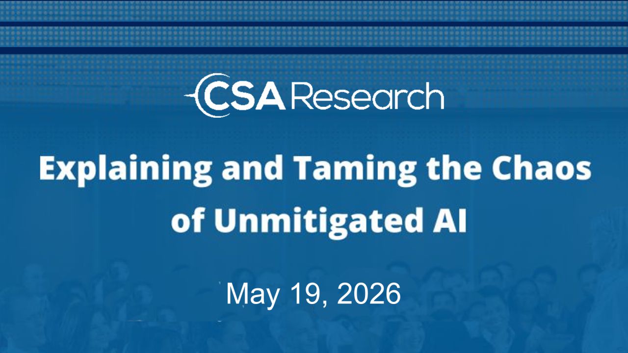 CSA Research - Explaining and Taming the Chaos of Unmitigated AI image