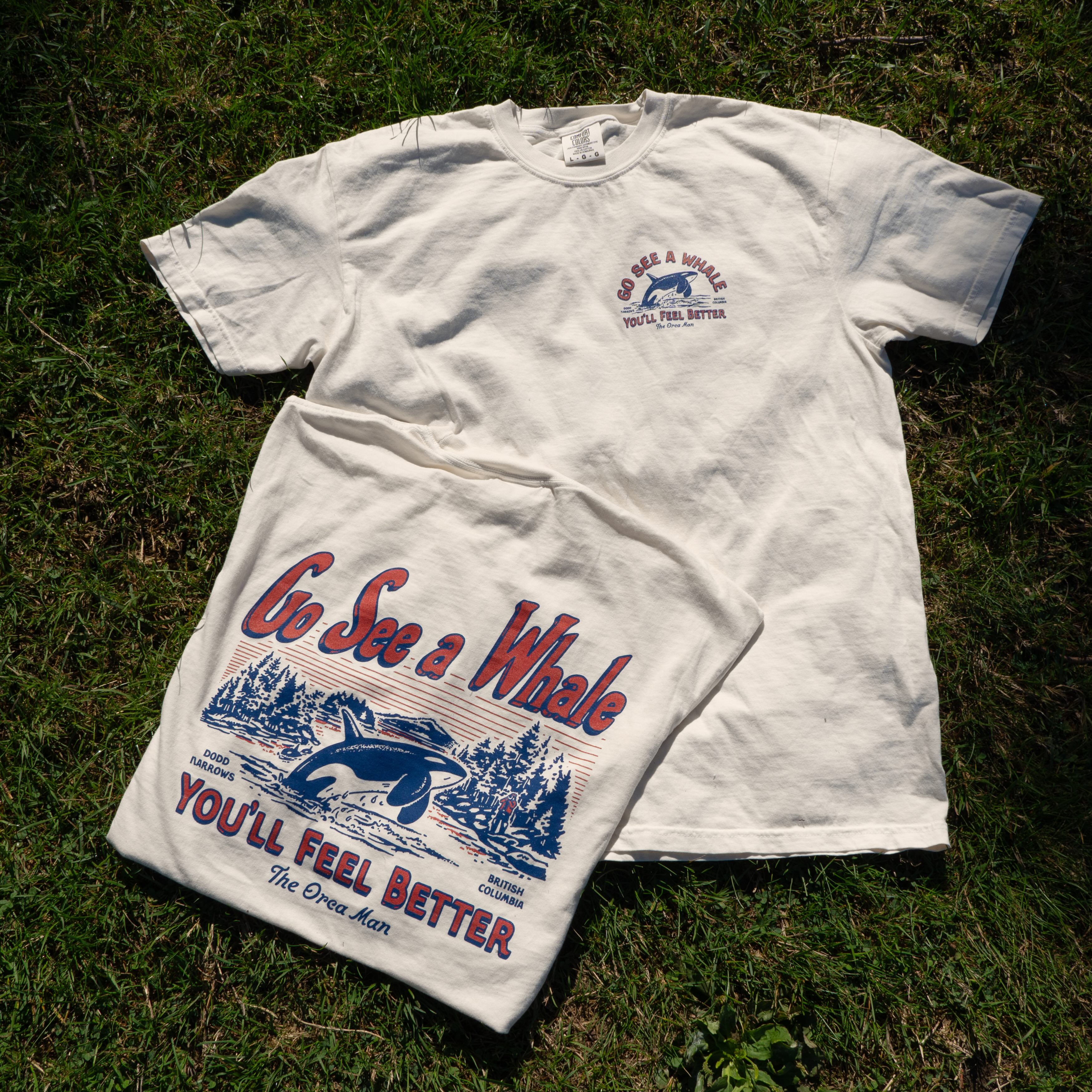Go See a Whale vIII classic drop - The Orca Man