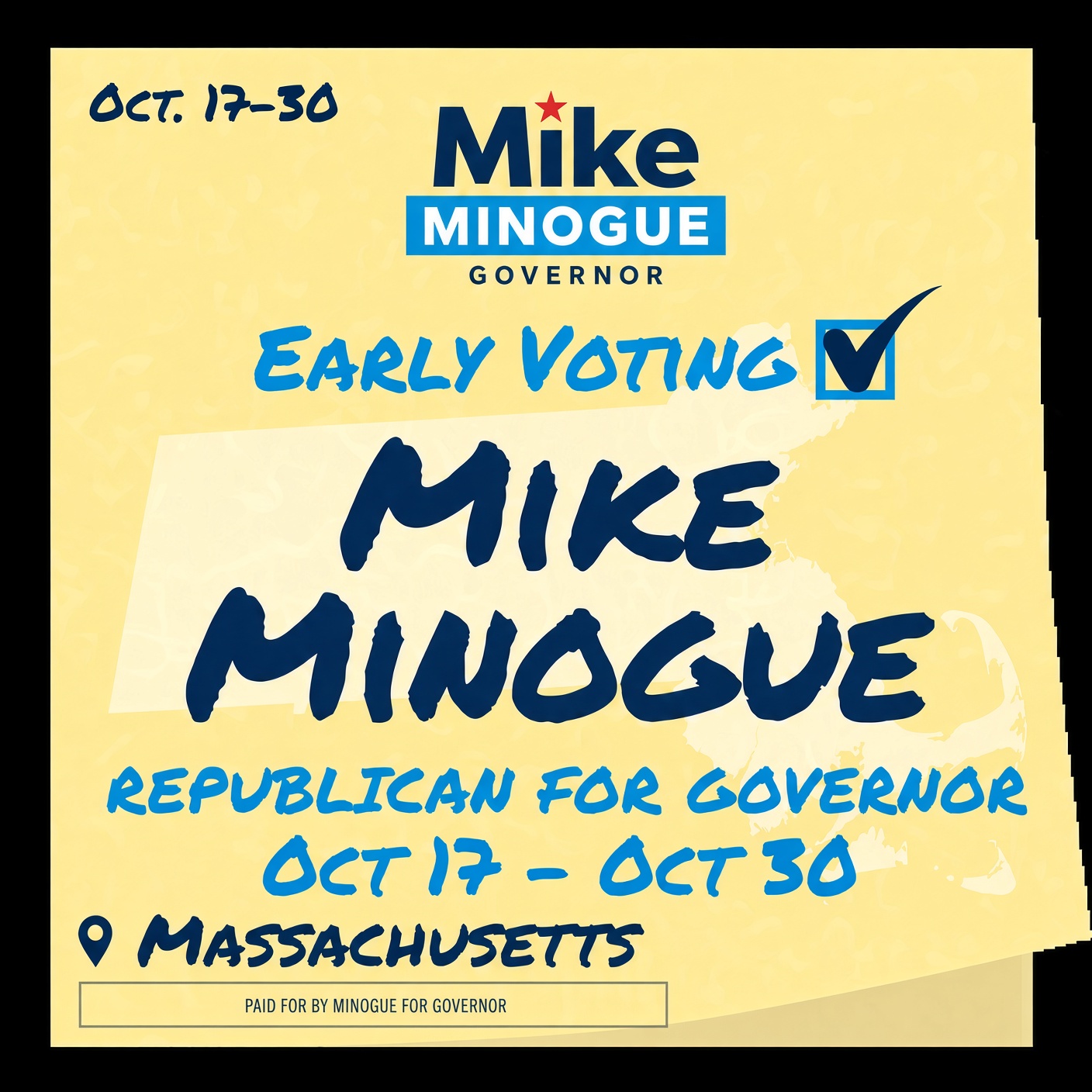 Early Voting for Mike Minogue
