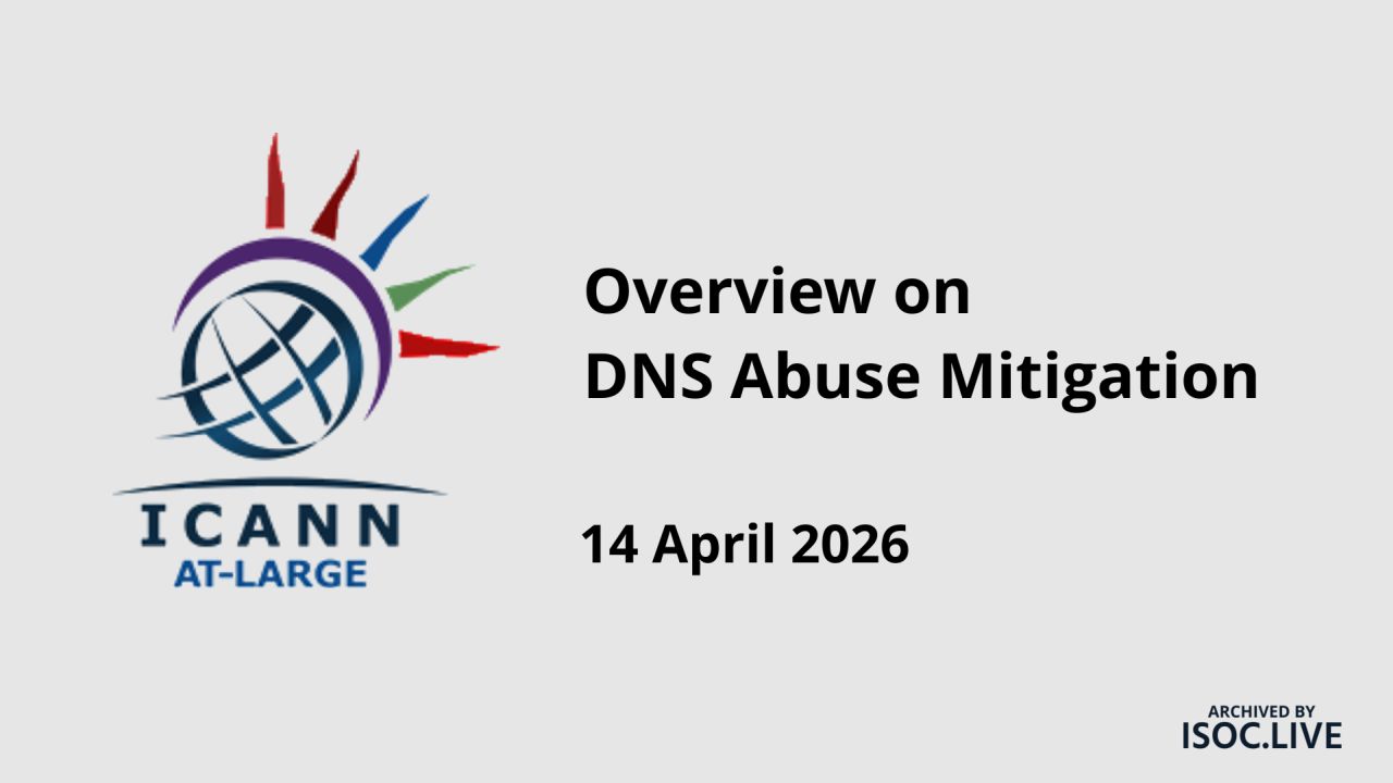 At-Large - Overview on DNS Abuse Mitigation image