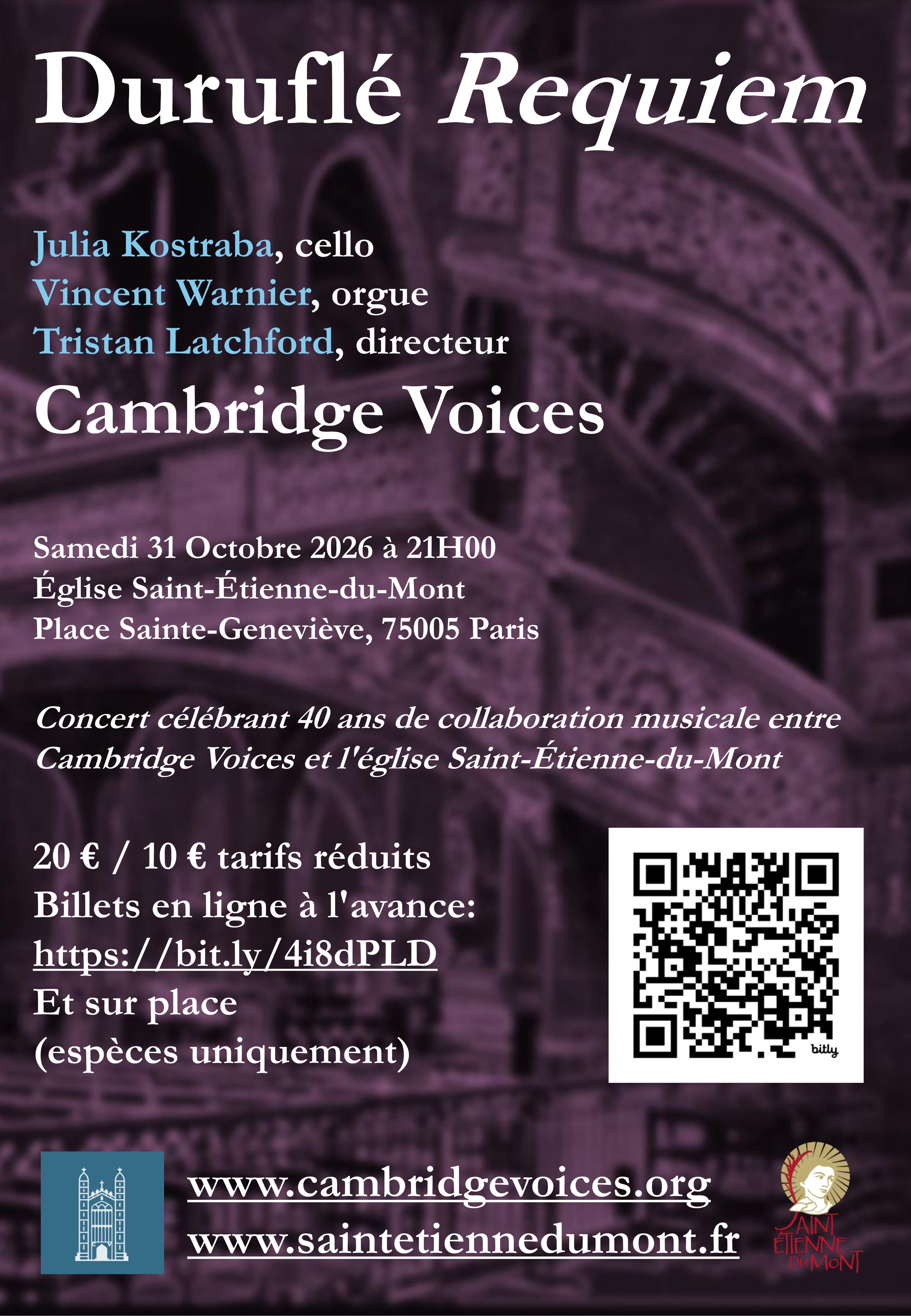 Cambridge Voices: Duruflé Requiem image