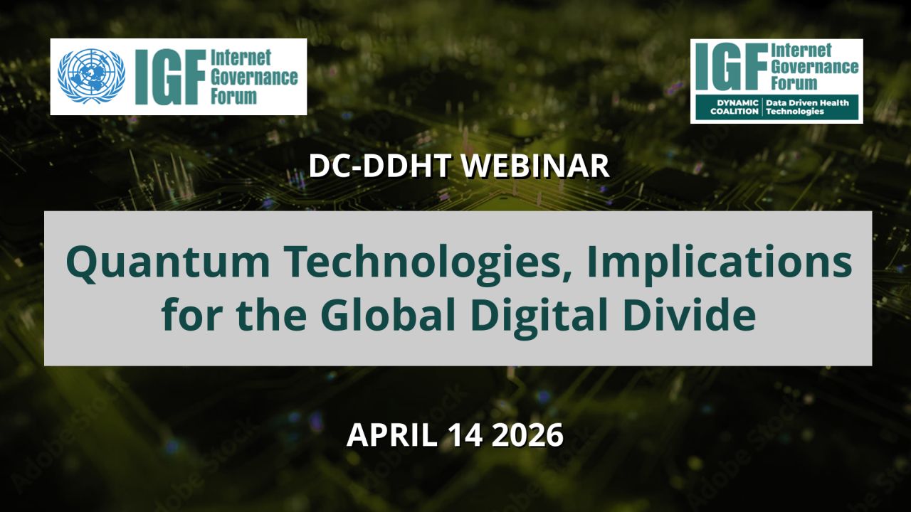 DC-DDHT - Quantum Technologies, Implications for the Global Digital Divide image