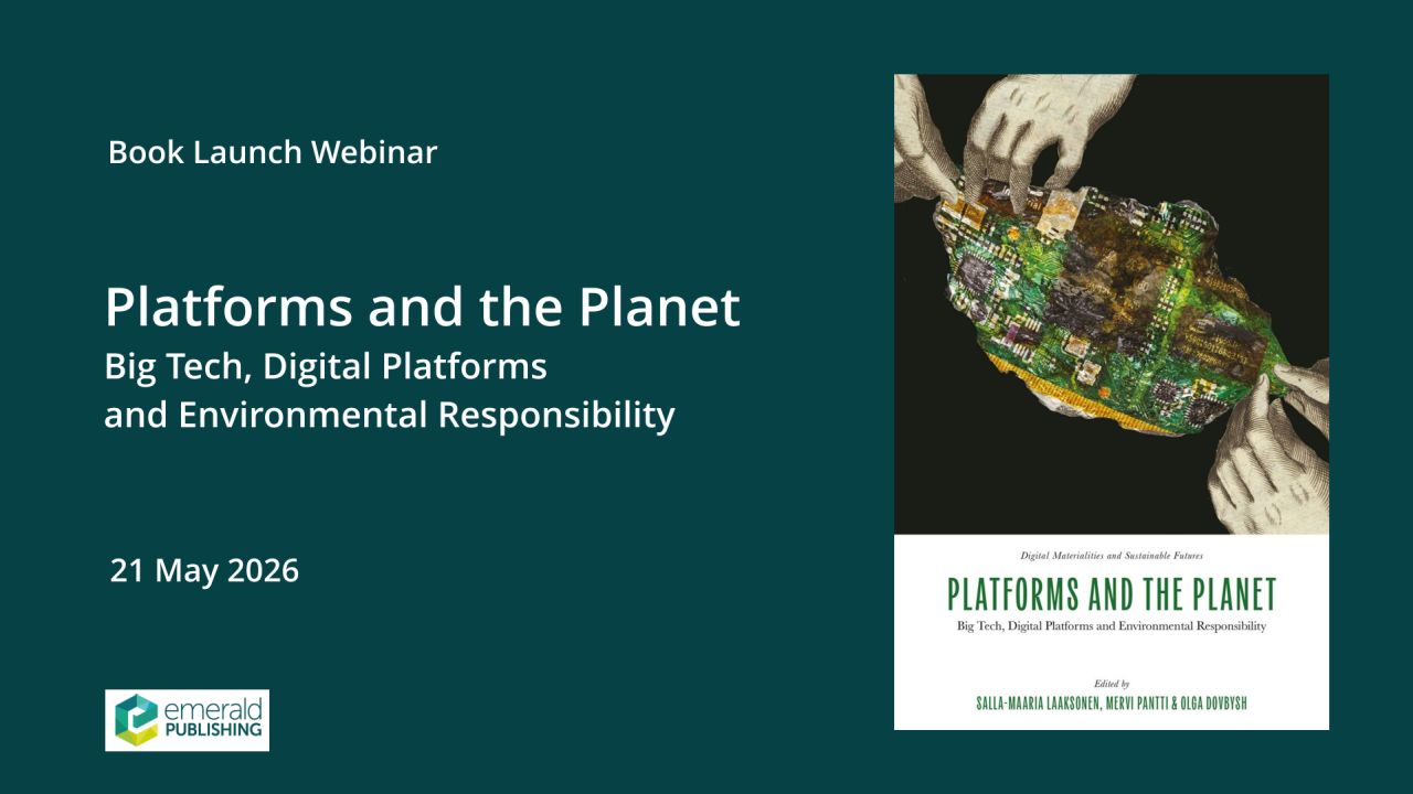Book Launch - Platforms and the Planet: Big Tech, Digital Platforms and Environmental Responsibility image