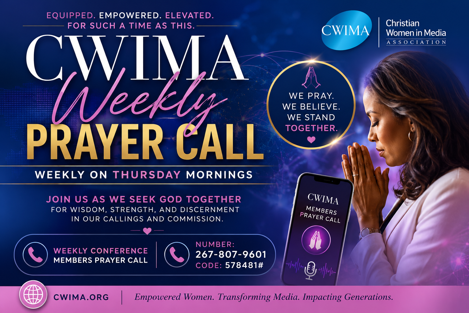 Members Only Prayer Call